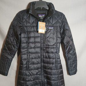 PATAGONIA FULL LENGTH PUFFER COAT BLACK XS